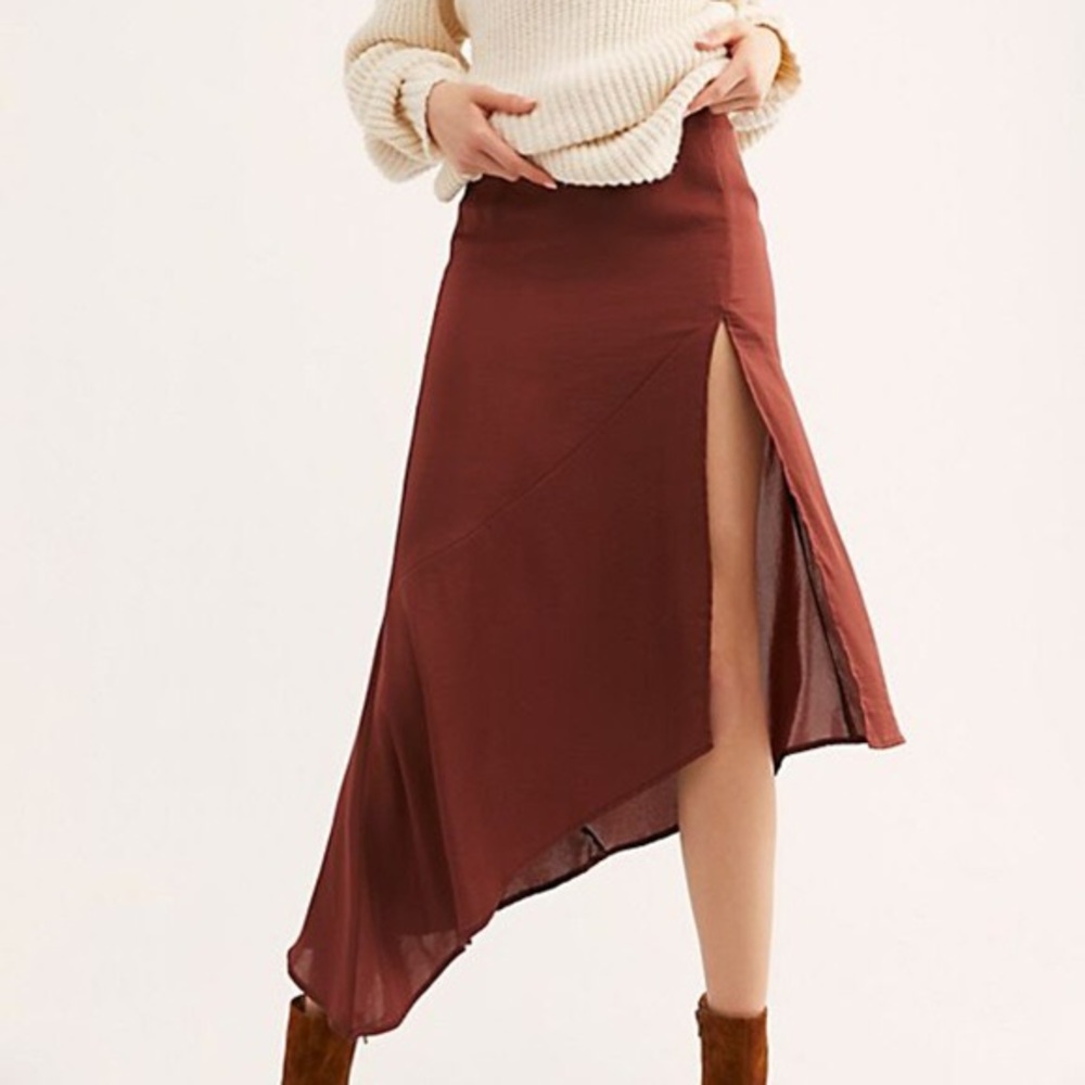 Free People Lola Slit Skirt